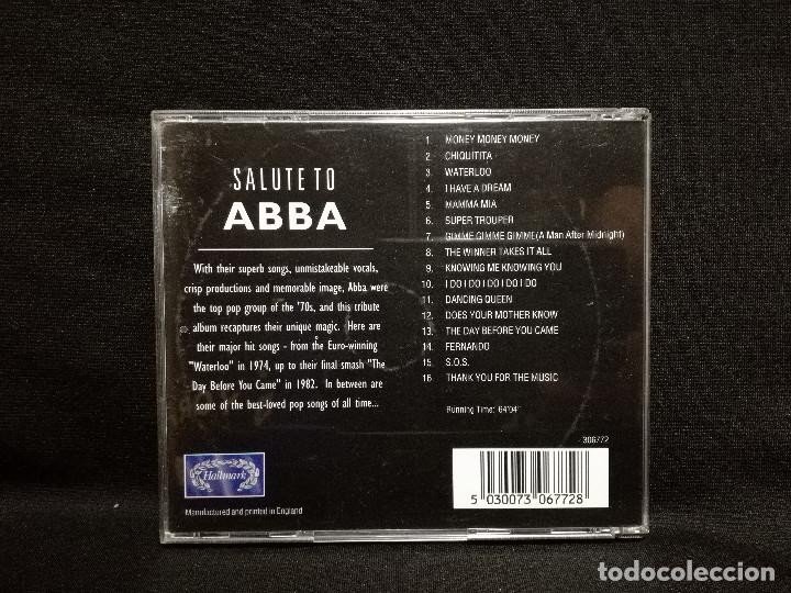 CDs de m&uacute;sica: CD - SALUTE TO ABBA - Foto 2