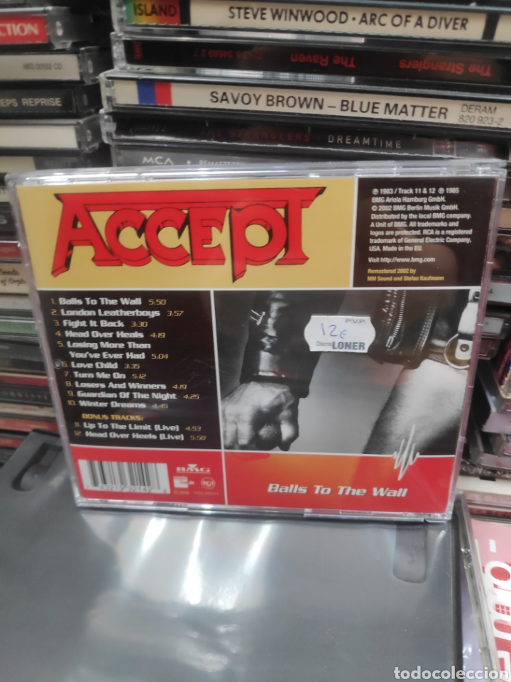 CDs de m&uacute;sica: Accept balls to the wall - Foto 2