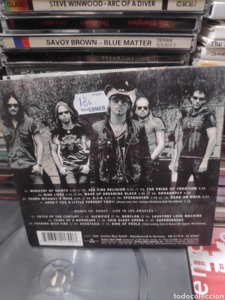 CDs de m&uacute;sica: Edguy tinnitus Sanctus 2cds - Foto 2