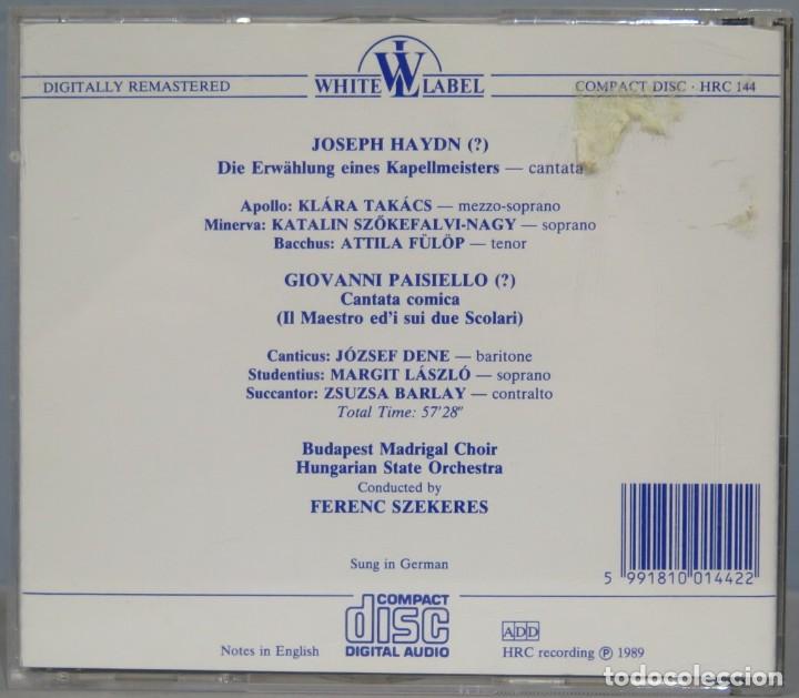 CDs de m&uacute;sica: CD. CANTATA COMICA. HAYDN. PAISIELLO - Foto 2