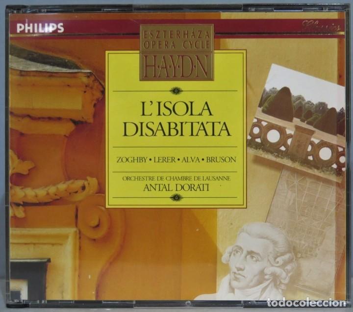 CDs de m&uacute;sica: CD. L&acute;ISOLA DISABITATA. HAYDN - Foto 1