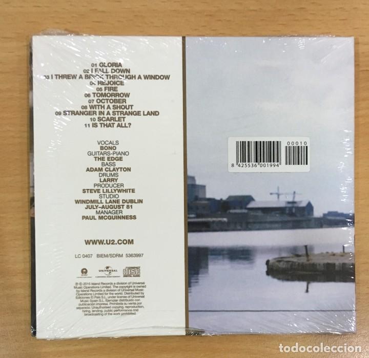 CDs de m&uacute;sica: CD DIGIPACK DE U2 - OCTOBER (1981). UNIVERSAL, 2015. PRECINTADO - Foto 3