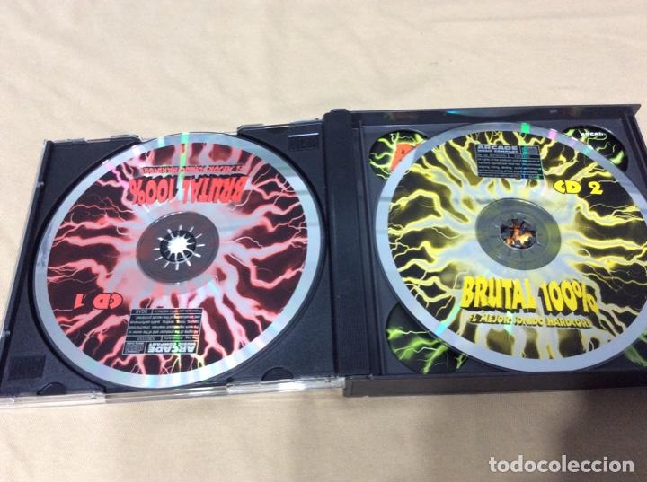 CDs de m&uacute;sica: Brutal 100 %. El mejor sonido hardcore. 3CD. - Foto 3