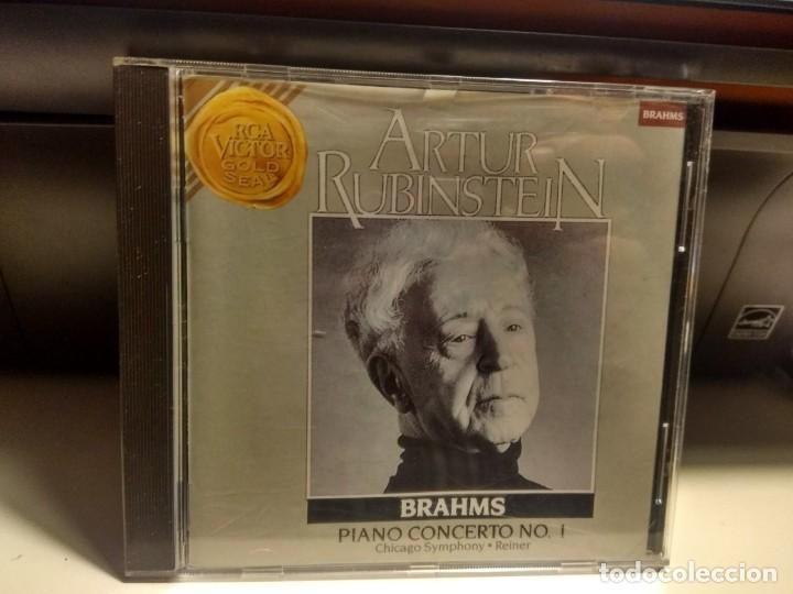 CDs de m&uacute;sica: CD ARTHUR RUBINSTEIN INTERPRETA EL PIANO CONCERTO NO.1 DE BRAHMS - Foto 1