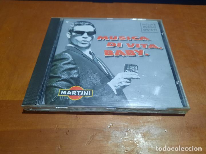 CD de M&uacute;sica: MARTINI. MUSICA DI VITA, BABY. CD EN BUEN ESTADO CON 12 TEMAS. BUEN ESTADO. DIFICIL