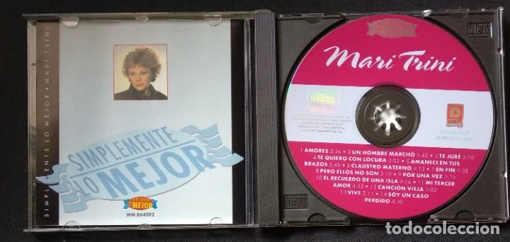 CDs de m&uacute;sica: 1996 CD - MARI TRINI / SIMPLEMENTE LO MEJOR - Foto 2