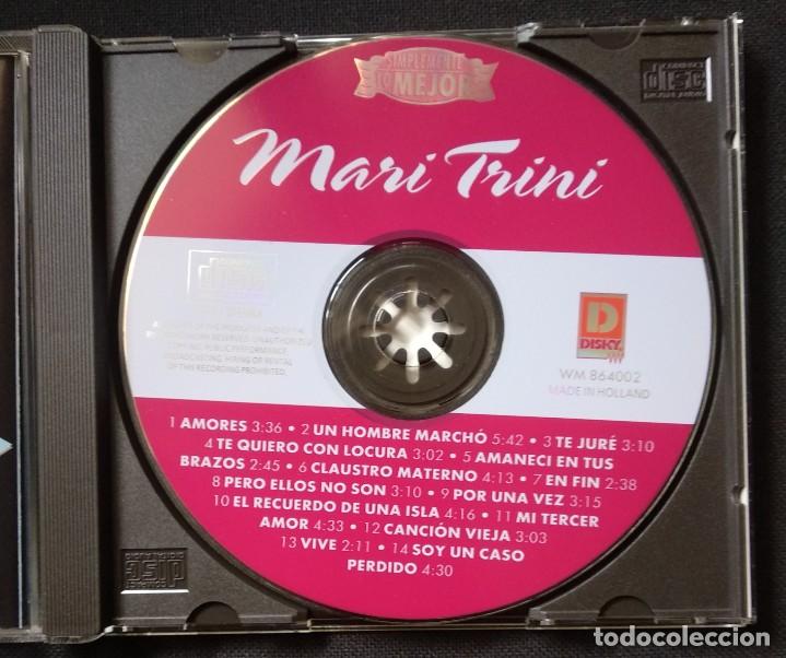 CDs de m&uacute;sica: 1996 CD - MARI TRINI / SIMPLEMENTE LO MEJOR - Foto 3