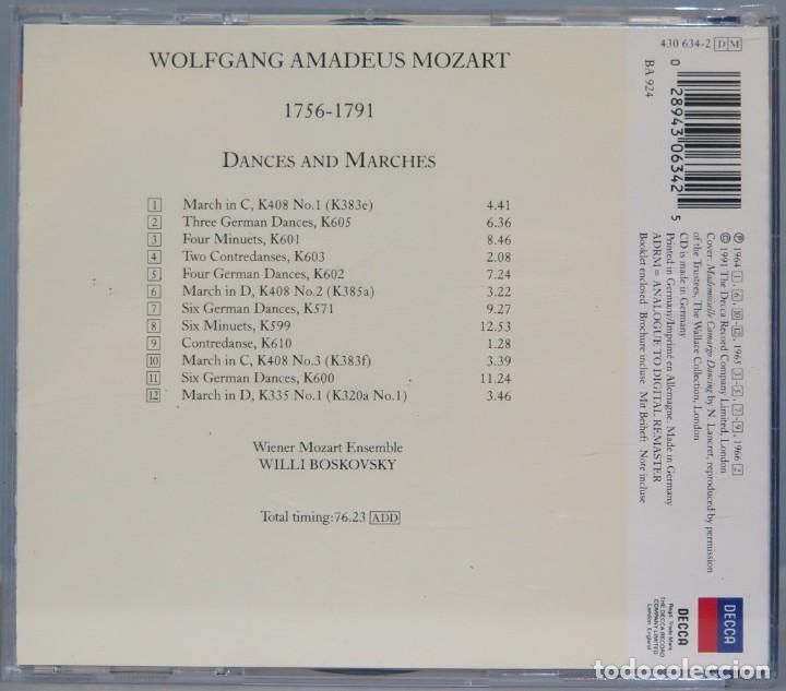 CDs de m&uacute;sica: CD. DANCES & MARCHES. MOZART - Foto 2