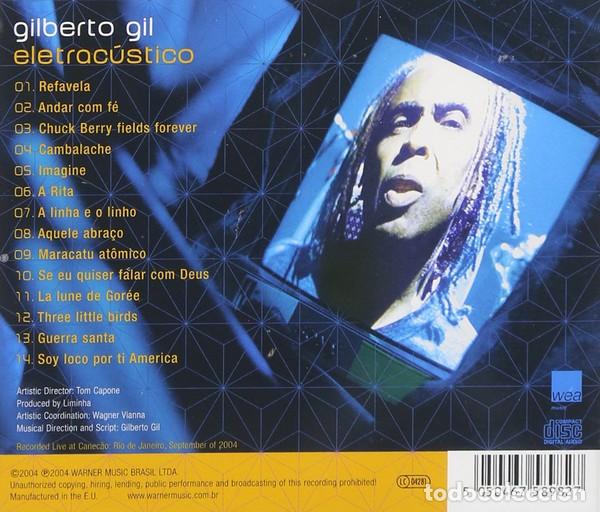 CDs de m&uacute;sica: Gilberto Gil - Electrac&uacute;stico - Foto 2