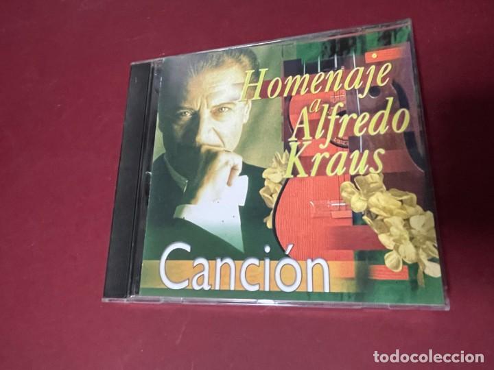 CDs de m&uacute;sica: CD HOMENAJE A ALFREDO KRAUS CANCION - Foto 1