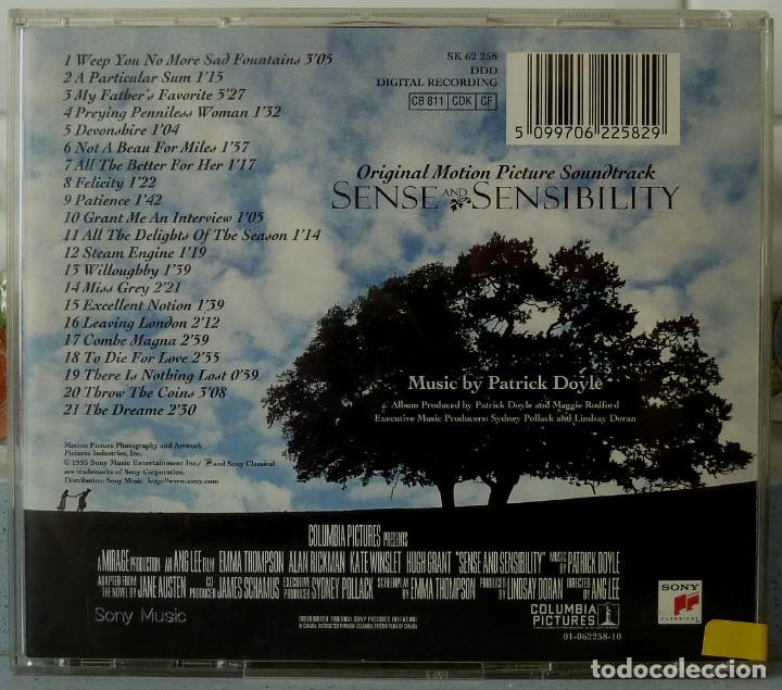 CDs de m&uacute;sica: SENSE AND SENSIBILITY - PATRICK DOYLE - Foto 2