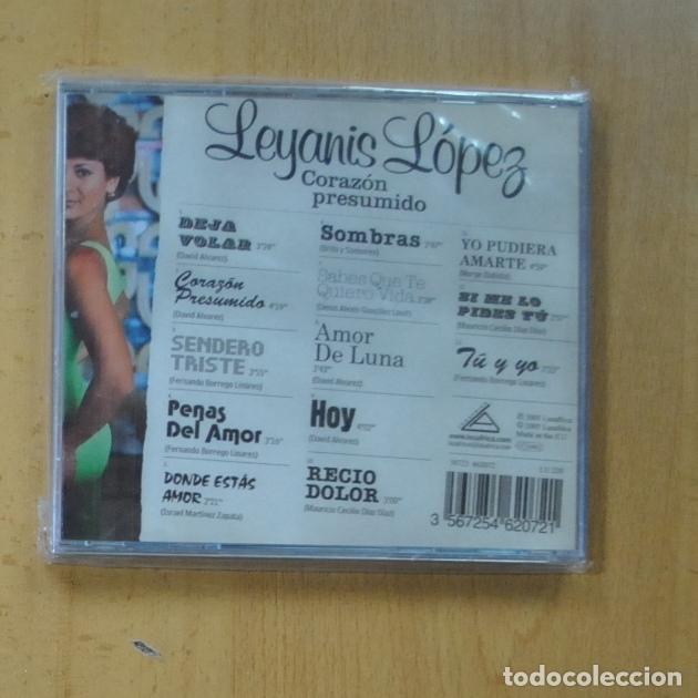 CDs de m&uacute;sica: LEYANIS LOPEZ - CORAZON PRESUMIDO - CD - Foto 2