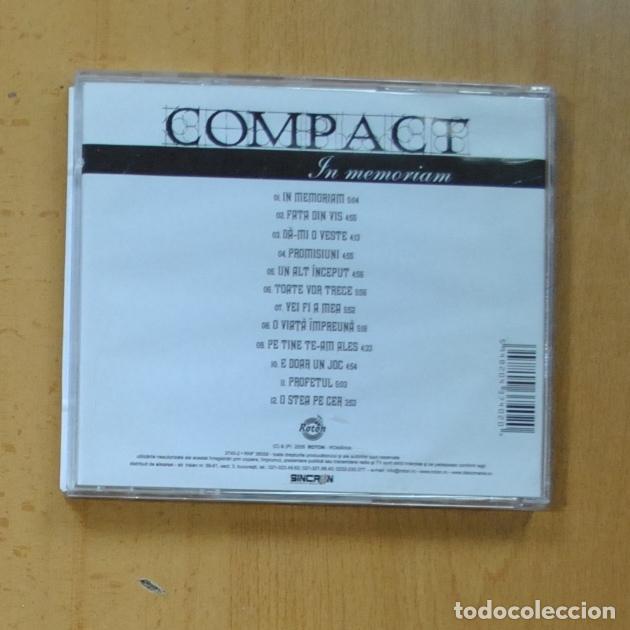 CDs de m&uacute;sica: COMPACT - IN MEMORIAM - CD - Foto 2
