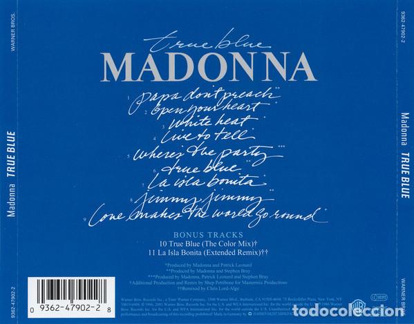 CDs de m&uacute;sica: MADONNA: TRUE BLUE. CD NUEVO, PRECINTADO - Foto 2