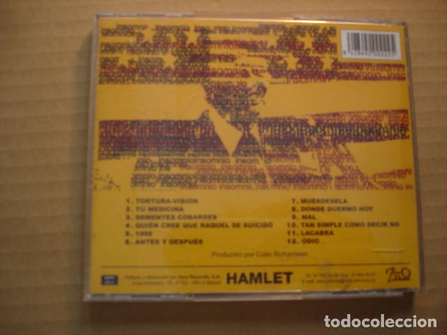 CDs de m&uacute;sica: Hamlet Insomnio - Foto 2