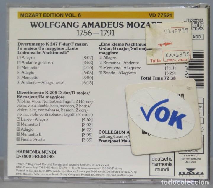 CDs de m&uacute;sica: CD. K 525. K 247. MOZART - Foto 2