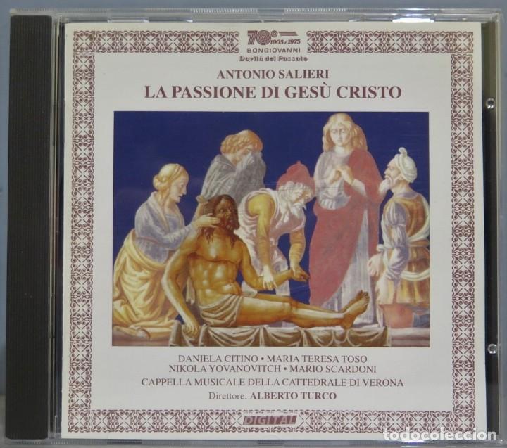 CDs de m&uacute;sica: CD. LA PASSIONE DE GESU CRISTO. SALIERI - Foto 1