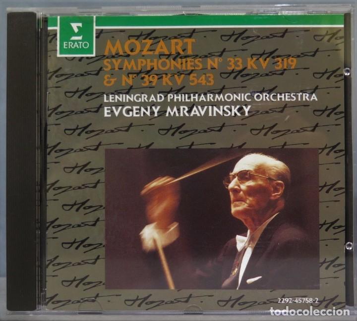 CDs de m&uacute;sica: CD. MOZART Symphony No.33 & 39. MRAVINSKY - Foto 1