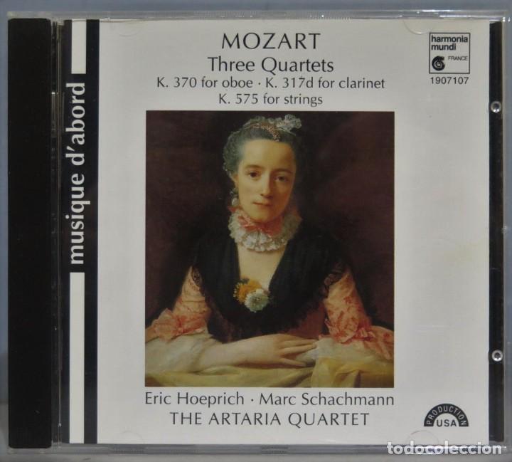 CDs de m&uacute;sica: CD. MOZART. THREE QUARTETS - Foto 1