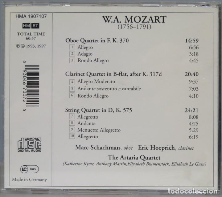 CDs de m&uacute;sica: CD. MOZART. THREE QUARTETS - Foto 2