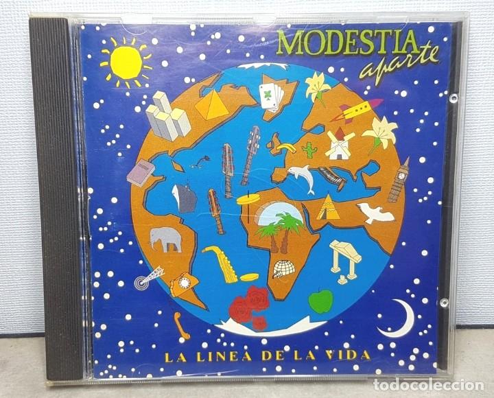 CDs de m&uacute;sica: MODESTIA APARTE (LA LINEA DE LA VIDA) CD 1992 - Foto 1