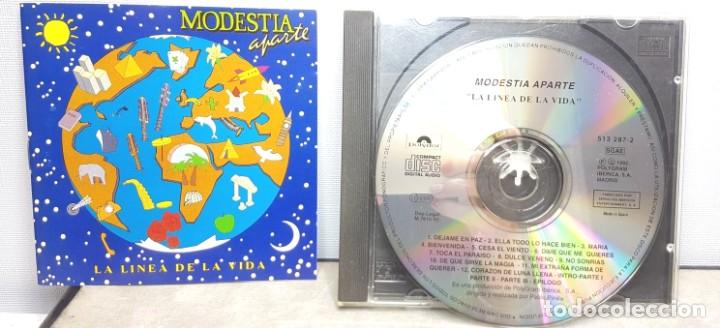 CDs de m&uacute;sica: MODESTIA APARTE (LA LINEA DE LA VIDA) CD 1992 - Foto 3