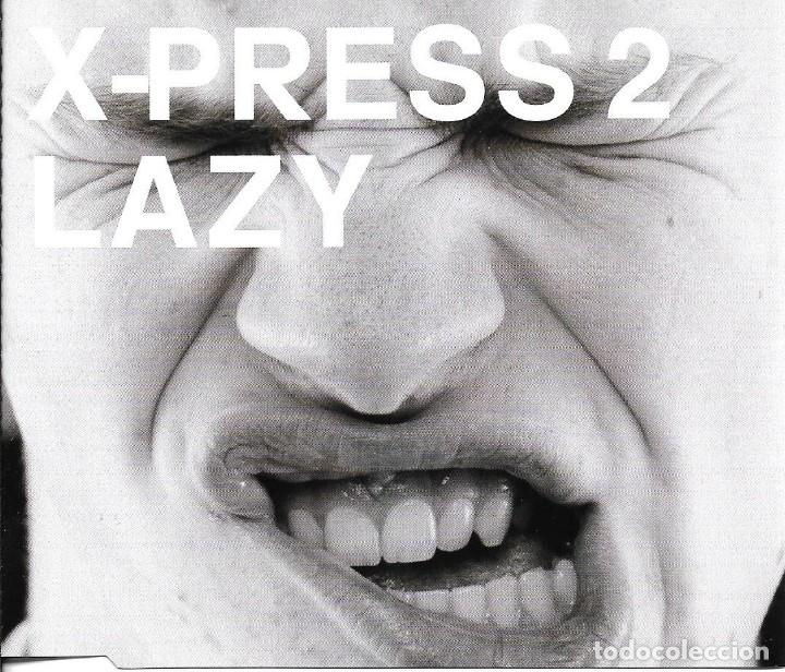 CDs de m&uacute;sica: X PRESS 2 FEATURING DAVID BYRNE - LAZY CD SINGLE 4 TRACKS 2002 - Foto 1