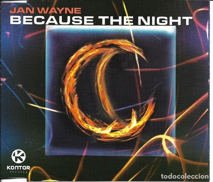 CDs de m&uacute;sica: JAN WAYNE - BECAUSE THE NIGHT CD SINGLE 4 TRACKS SPAIN 2002 - Foto 1