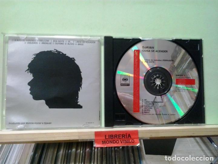 CDs de m&uacute;sica: LMV - Djavan. Coisa de acender - CD - Foto 2