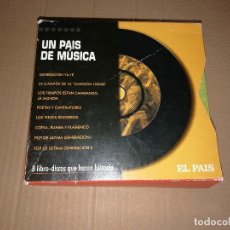 CDs de Música: UN PAIS DE MUSICA - CAJA CON 8 LIBRO - DISCOS QUE HACEN HISTORIA CD - DIFICIL
