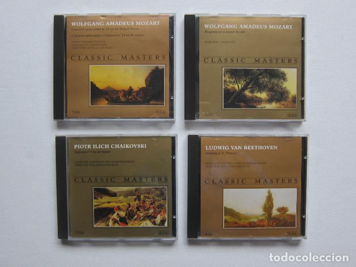CDs de m&uacute;sica: CLASSIC MASTERS (4 CD) - MOZART, CHAIKOWSKI, BEETHOVEN - Foto 1
