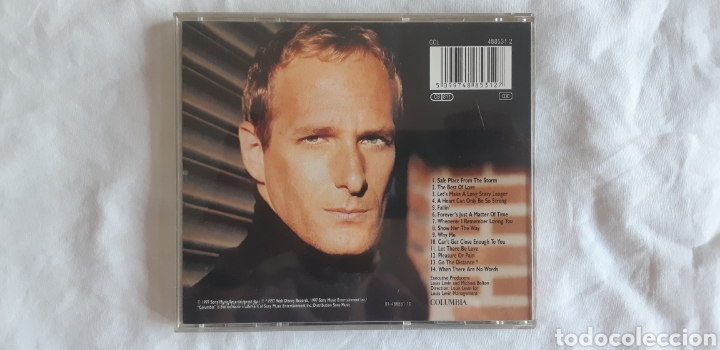 CDs de m&uacute;sica: (Sevilla) CD - Michael Bolton ALL THAT MATTERS - Foto 3