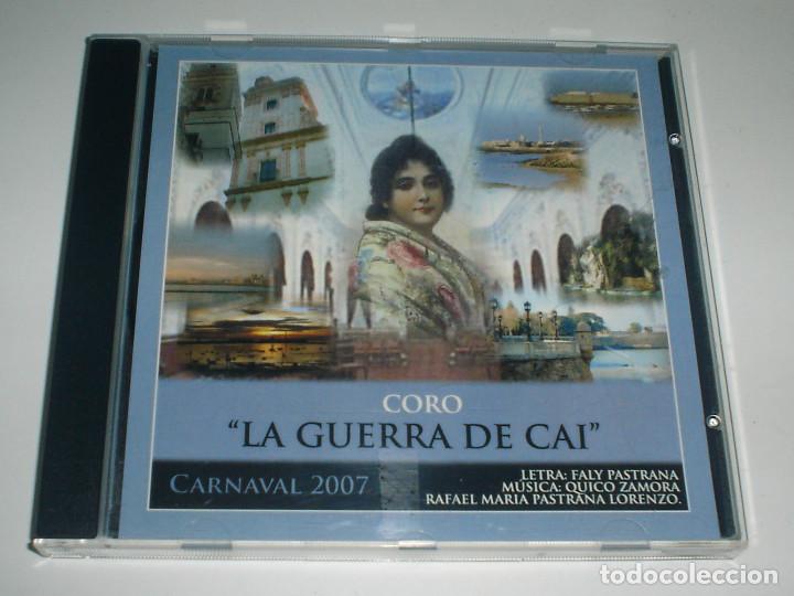 CDs de m&uacute;sica: CARNAVAL DE CADIZ 2007 - CD CORO LA GUERRA DE CAI - Foto 1