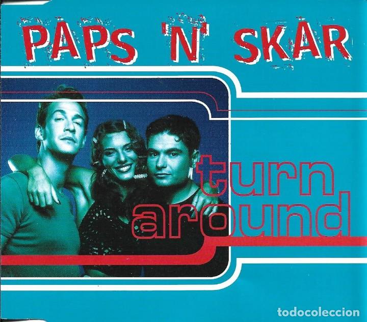 CDs de m&uacute;sica: PAPS AND SKAR - TURN AROUND CD SINGLE 4 TRACKS 2000 - Foto 1