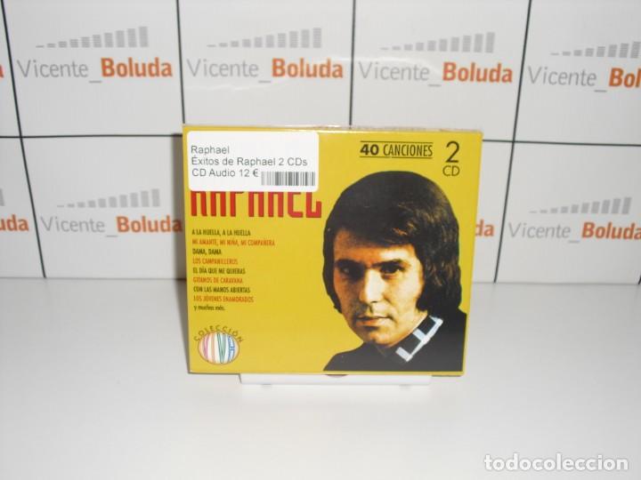 CDs de m&uacute;sica: Raphael &Eacute;xitos de Raphael - 2 CDs nuevo y precintado - Foto 1