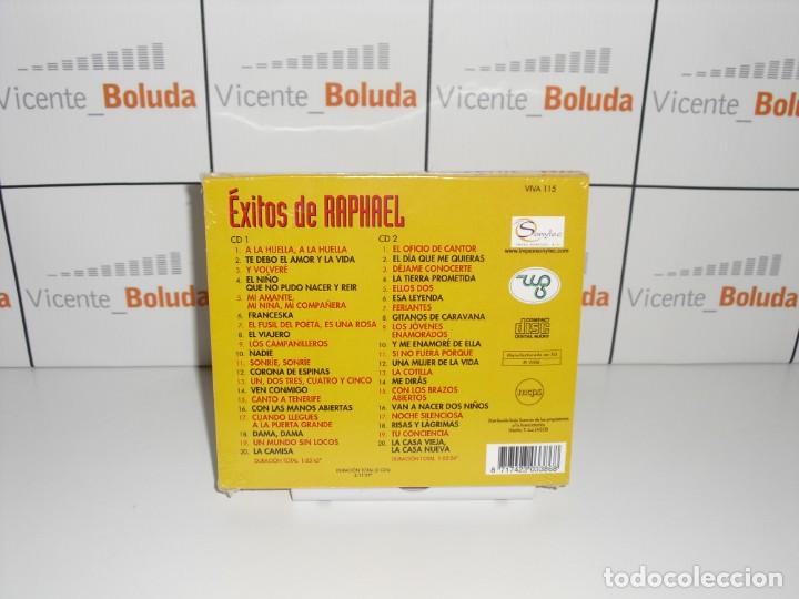 CDs de m&uacute;sica: Raphael &Eacute;xitos de Raphael - 2 CDs nuevo y precintado - Foto 2