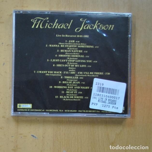 CDs de m&uacute;sica: M JACKSON - LIVE IN BUCAREST - CD - Foto 2