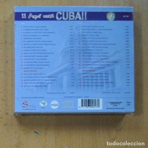 CDs de m&uacute;sica: VARIOS - AQUI ESTA CUBA - 2 CD - Foto 2