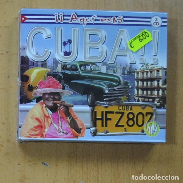 CDs de m&uacute;sica: VARIOS - AQUI ESTA CUBA - 2 CD - Foto 1