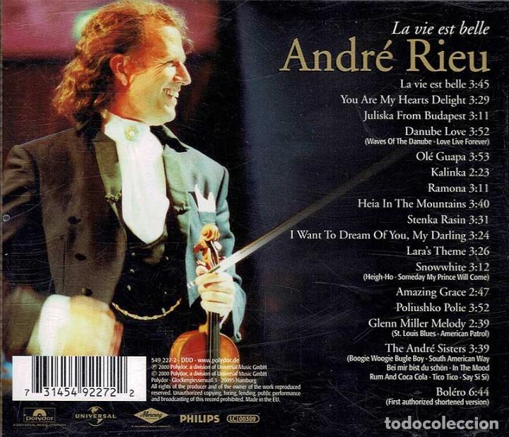 CDs de m&uacute;sica: Andr&eacute; Rieu - La vie est belle. CD - Foto 2