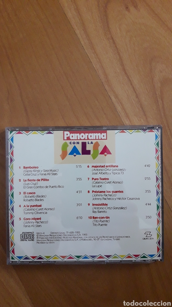 CDs de m&uacute;sica: PANORAMA CON LA SALSA. VOLUMEN 4 - Foto 2