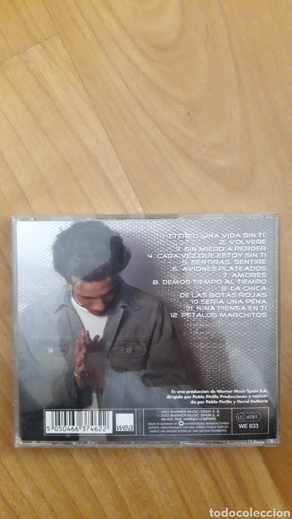 CDs de m&uacute;sica: DAVID DEMAR&Iacute;A. SIN MIEDO A PERDER - Foto 2