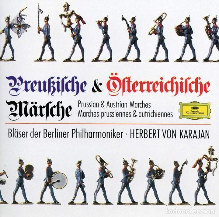 CD de M&uacute;sica: Preussische & Osterreichische Marsche - Karajan - 2x CD