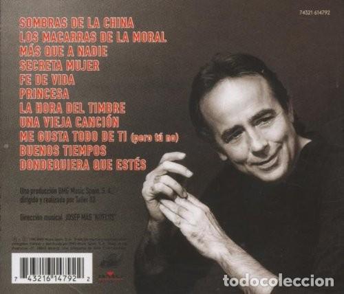 CDs de m&uacute;sica: Serrat - Sombras de la China - CD - Foto 2