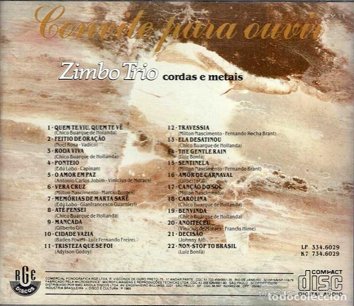 CDs de m&uacute;sica: Zimbo Trio - Convite para Ouvir. CD - Foto 2