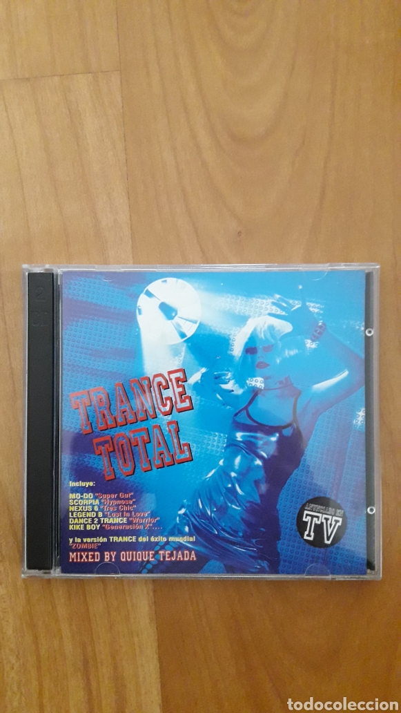 CDs de m&uacute;sica: DOBLE CD TRANCE TOTAL. QUIQUE TEJADA - Foto 1