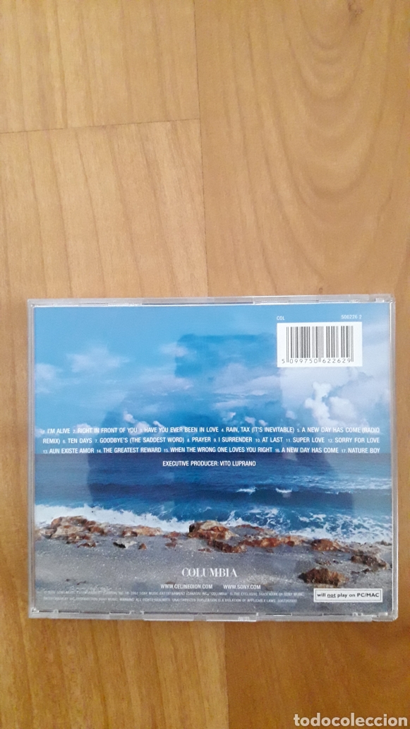 CDs de m&uacute;sica: CELINE DION. A NEW DAYS HAS COME - Foto 2