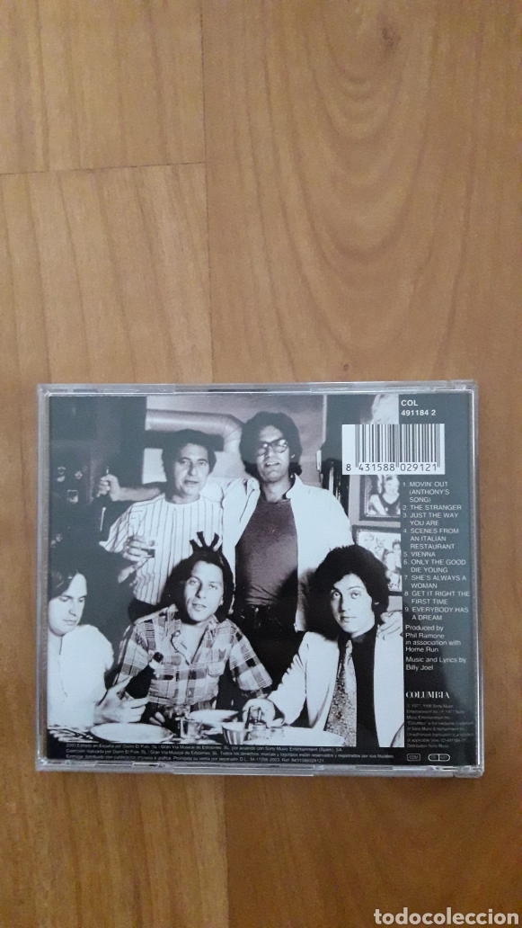 CDs de m&uacute;sica: BILLY JOEL. THE STRANGER - Foto 2
