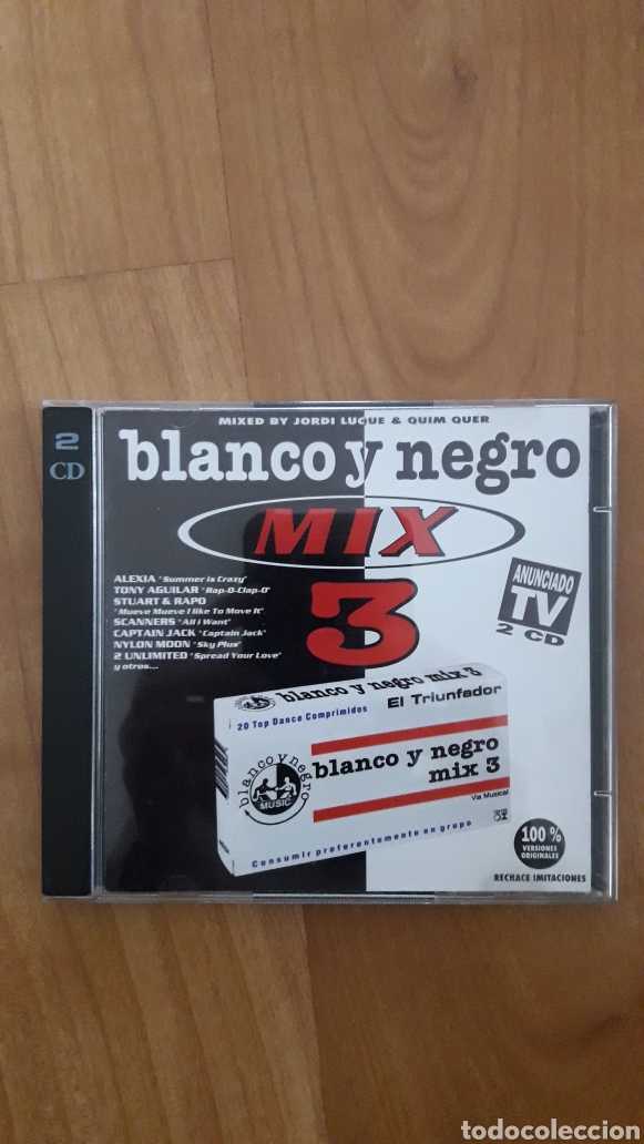 CDs de m&uacute;sica: DOBLE CD BLANCO Y NEGRO MIX 3 - Foto 1