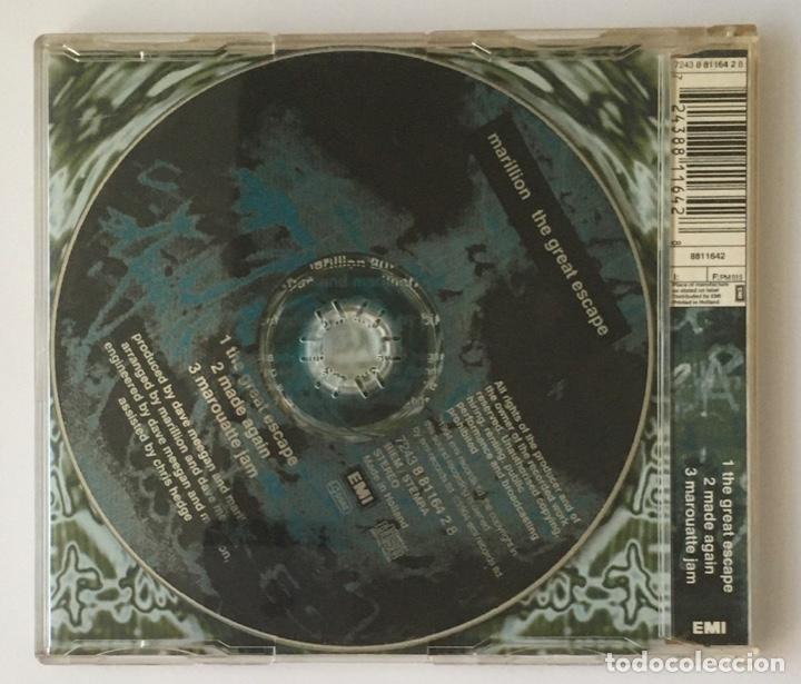 CDs de m&uacute;sica: MARILLION. THE GREAT ESCAPE. CD SINGLE. ROCK PROGRESSIVO. - Foto 2